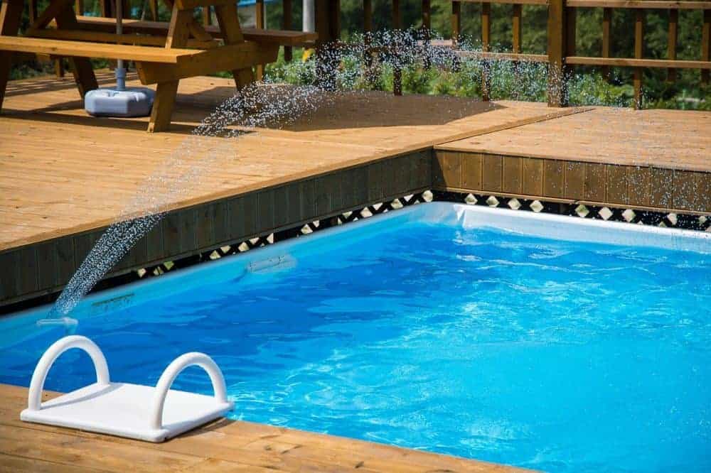 a small plunge pool