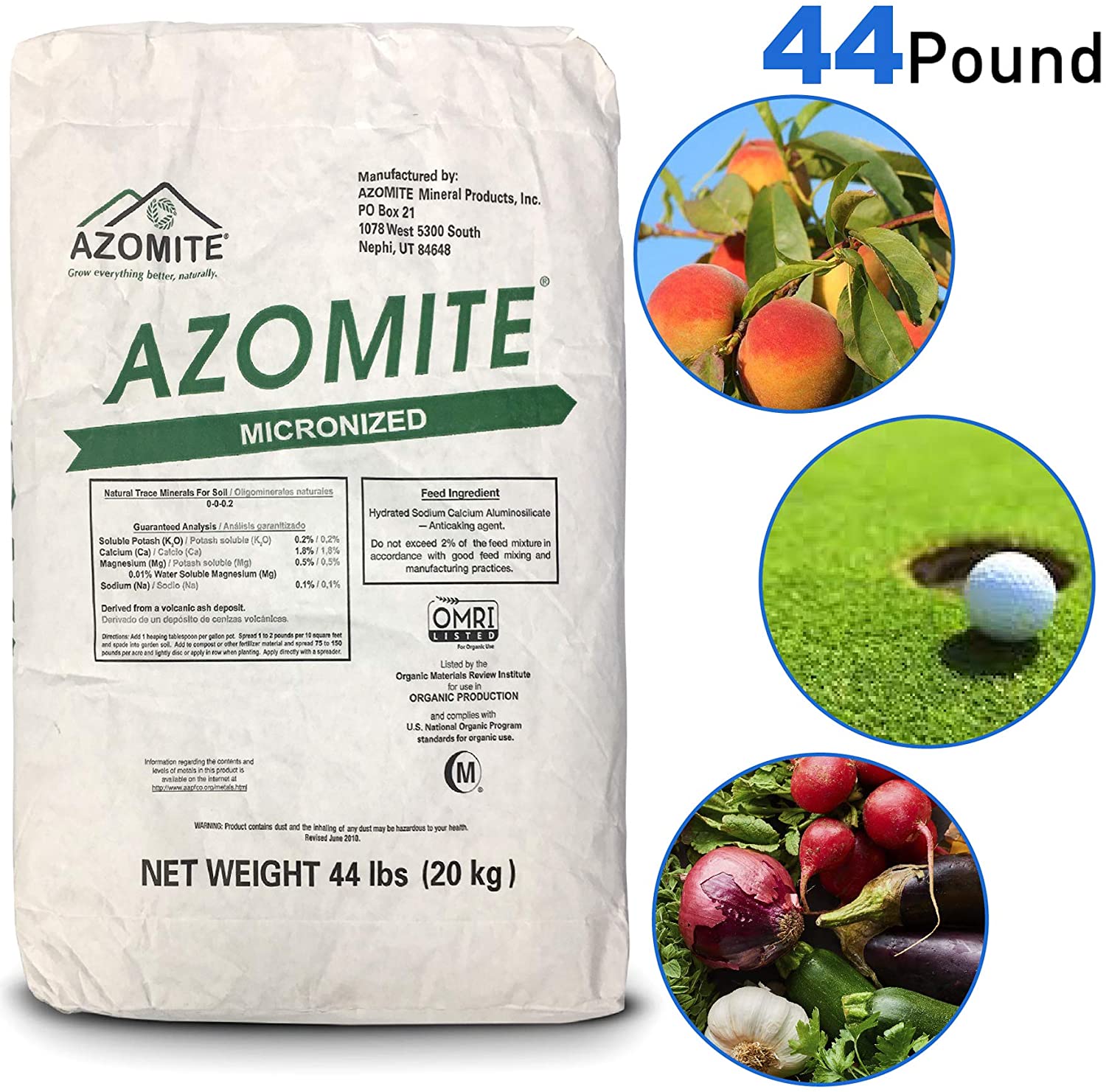 Azomite Micronized Organic Fertilizer azomite micronized organic lawn fertilizer