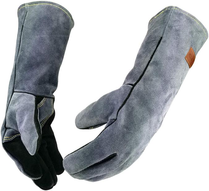 Leather Kevlar Grilling gloves