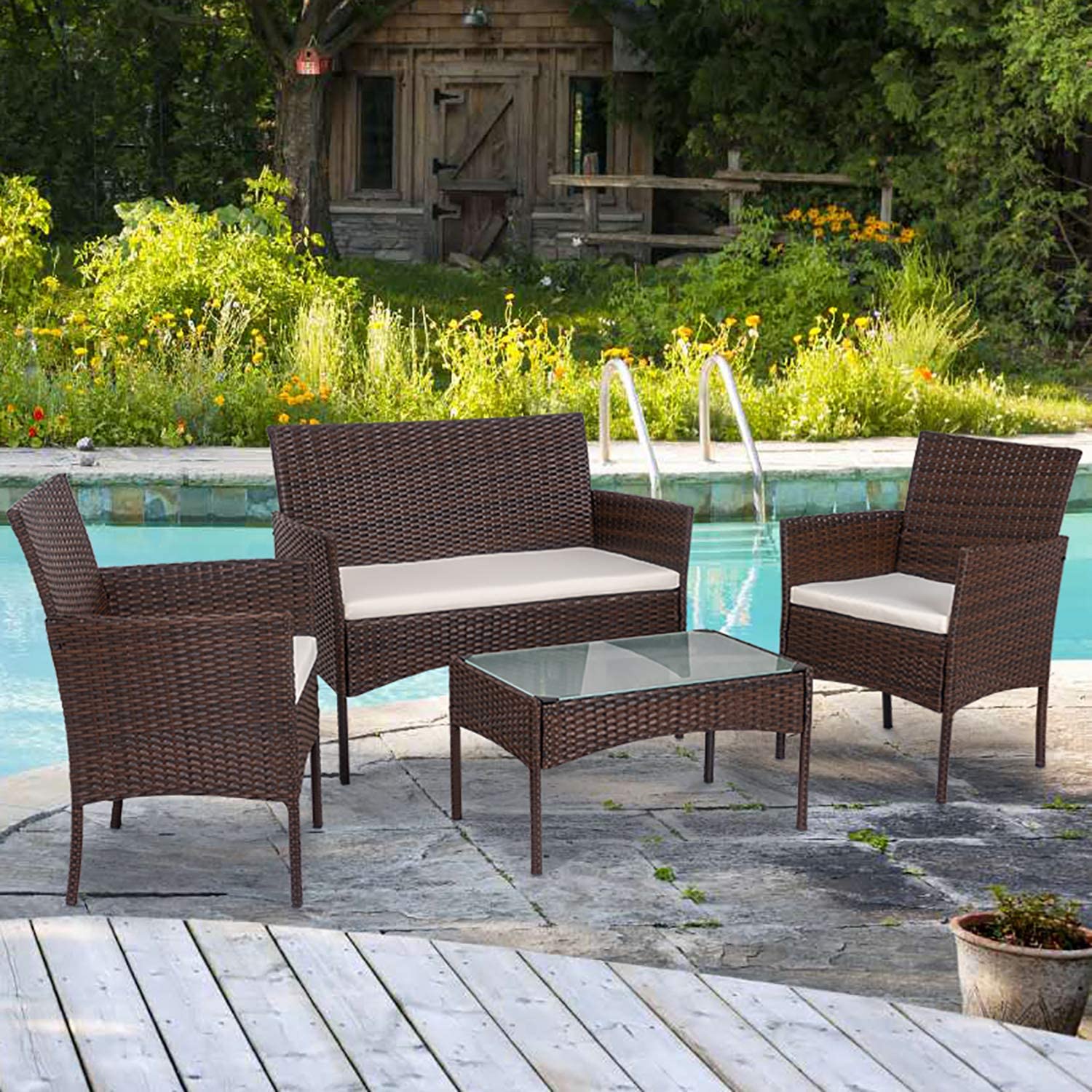 shintenchi outdoor patio furniture set