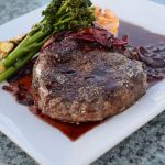 smoked lamb chop with Balsamic Butter Sauce