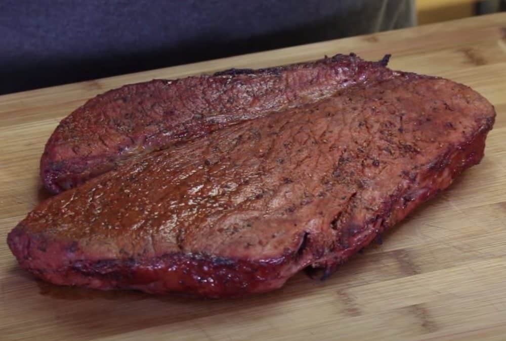 a london broil finished smoking
