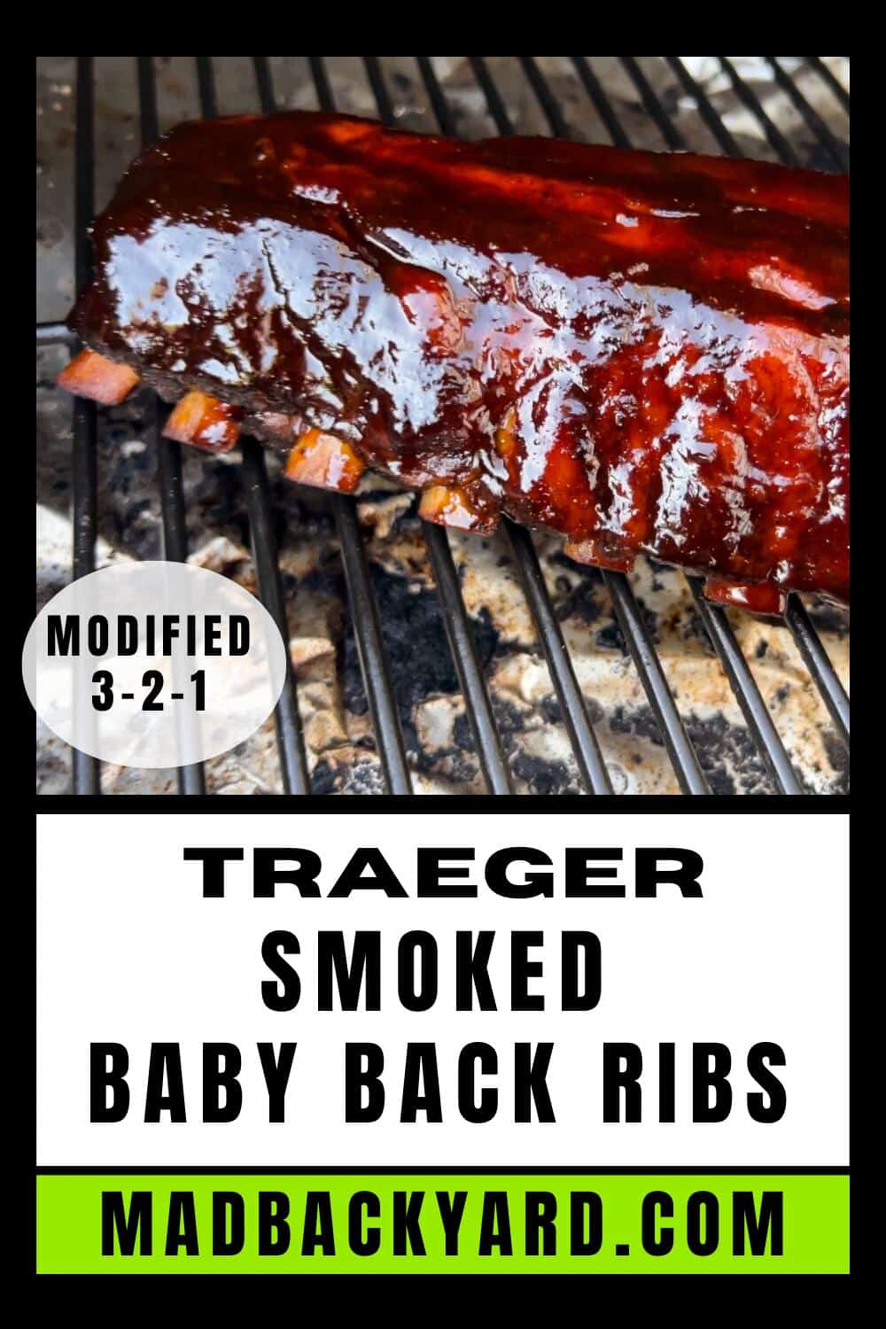 Smoked Baby Back Ribs on a Traeger Pellet Grill | Mad Backyard