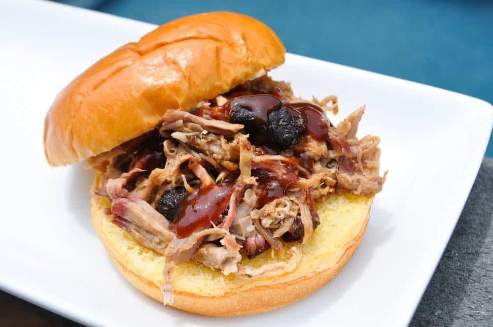 a pit boss pulled pork sandwich