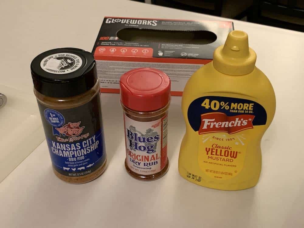 three little pigs, blues hog seasoning and mustard