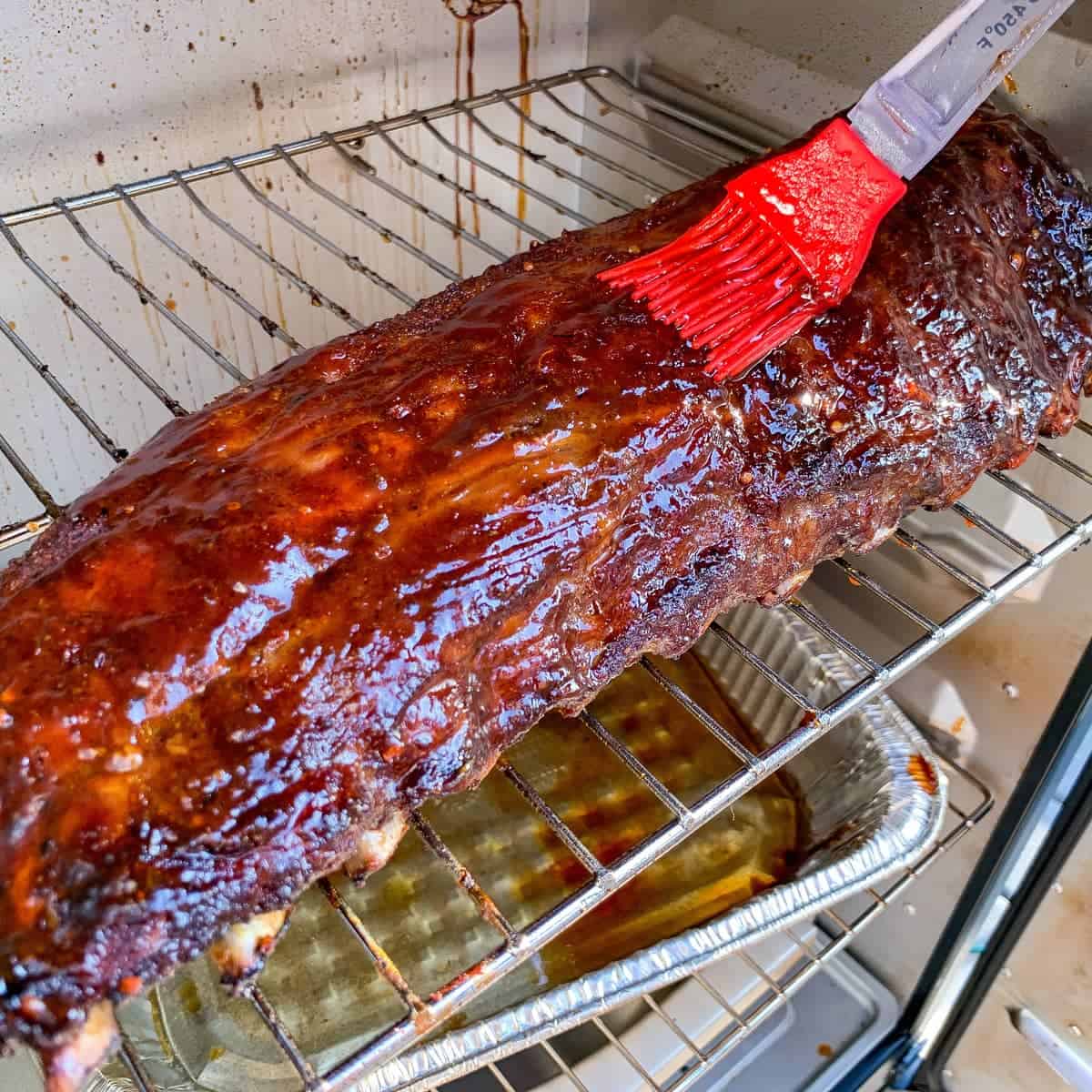 Baby back ribs in electric on sale smoker