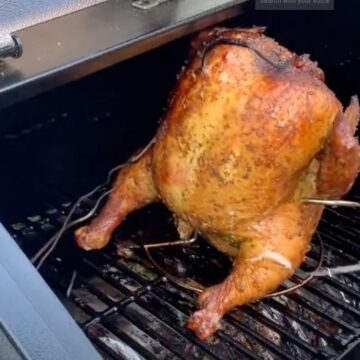 beer can chicken on a pit boss pellet grill