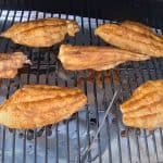 smoked catfish fillets on pellet grill