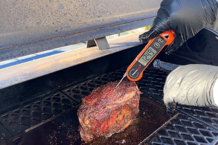 Pit Boss Rime Rib Smoked Prime Rib on a Pit Boss Pellet Grill | Mad Backyard