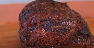 a pit boss smoked prime rib roast