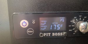 a pit boss pellet grill control panel
