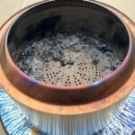 inside of a dirty solo stove