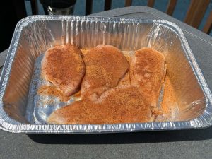 seasoned chicken breasts