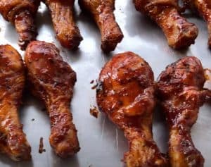 traeger smoked chicken legs with bbq sauce