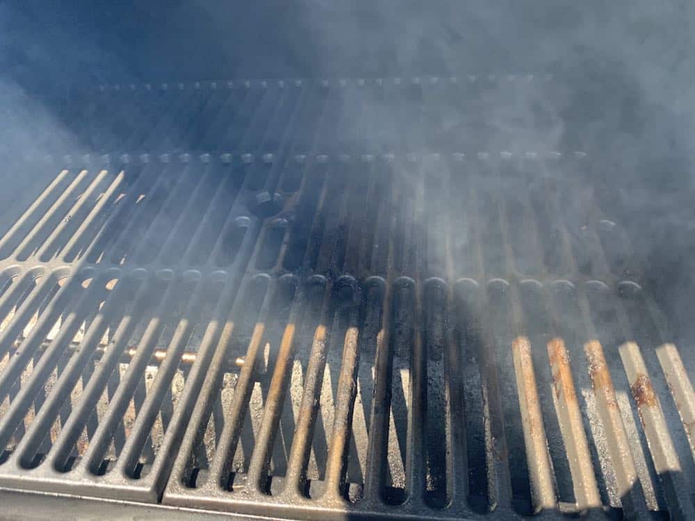 smoke on a pellet grill