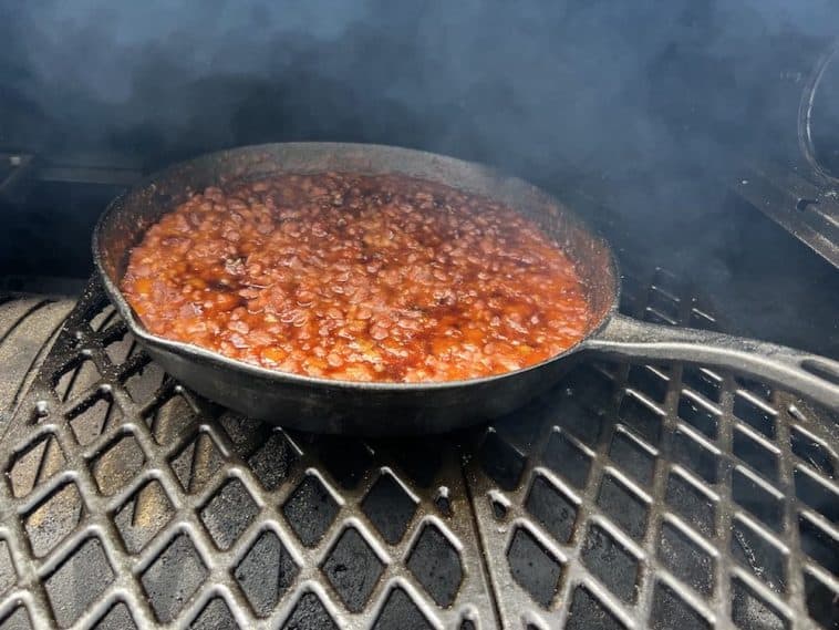 Smoked Baked Beans on a Pit Boss Pellet Grill Mad Backyard