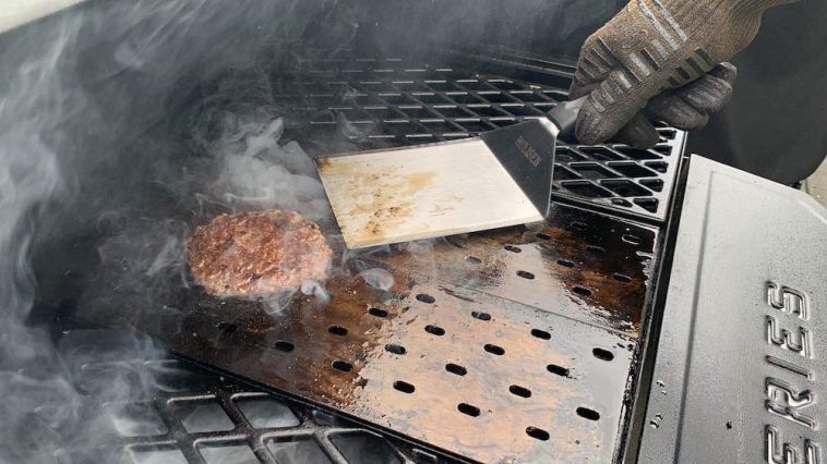 Grilled Hamburgers on a Pit Boss Pellet Grill | Mad Backyard