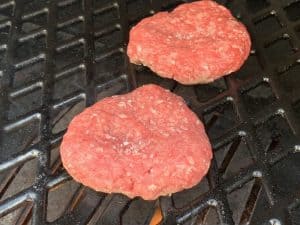 grilling hamburgers on a pit boss pellet grill