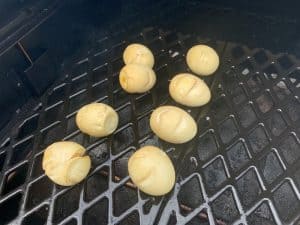 hard boiled eggs smoking