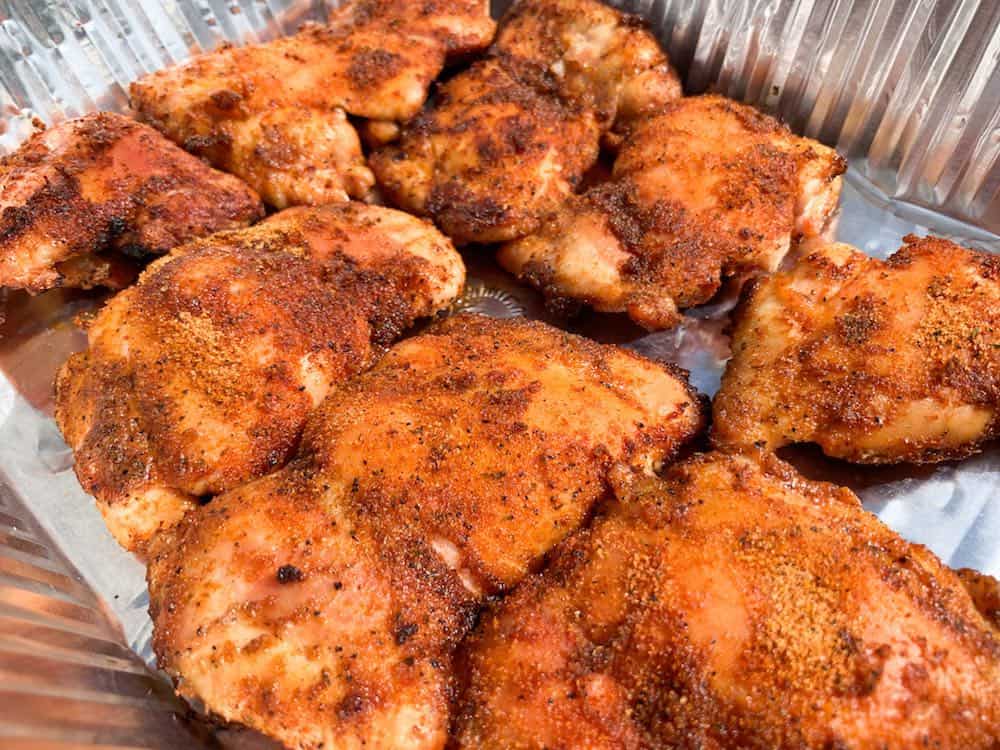 smoked boneless chicken thighs for smoked pulled chicken