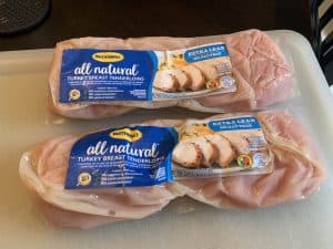 two packages of butterball raw turkey tenderloins