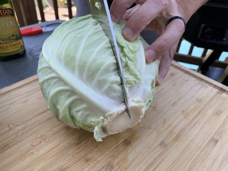 Smoked Cabbage | Mad Backyard