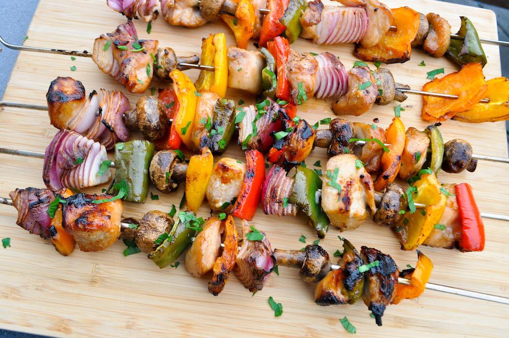 Smoked Chicken Kabobs | Mad Backyard