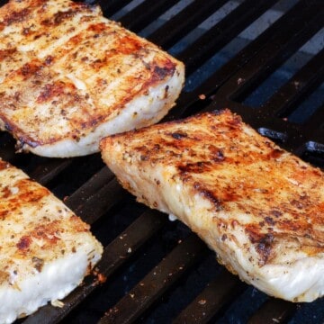 smoked mahi mahi on a pellet grill