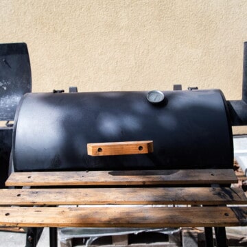 an oil tank smoker